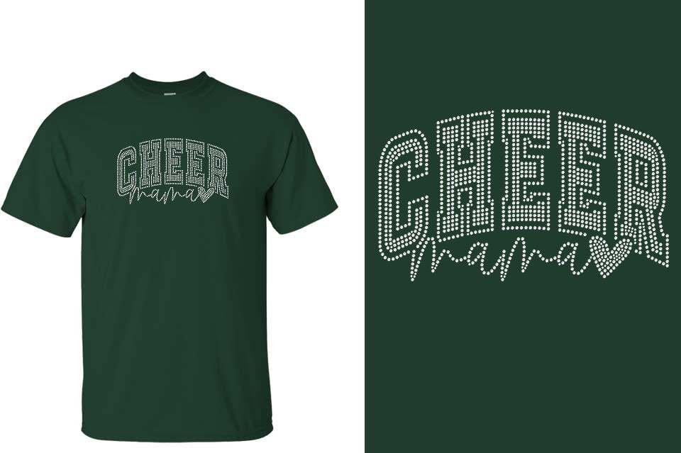 Rhinestones Cheer Extreme Cheer Mama Raleigh Unisex T-Shirt