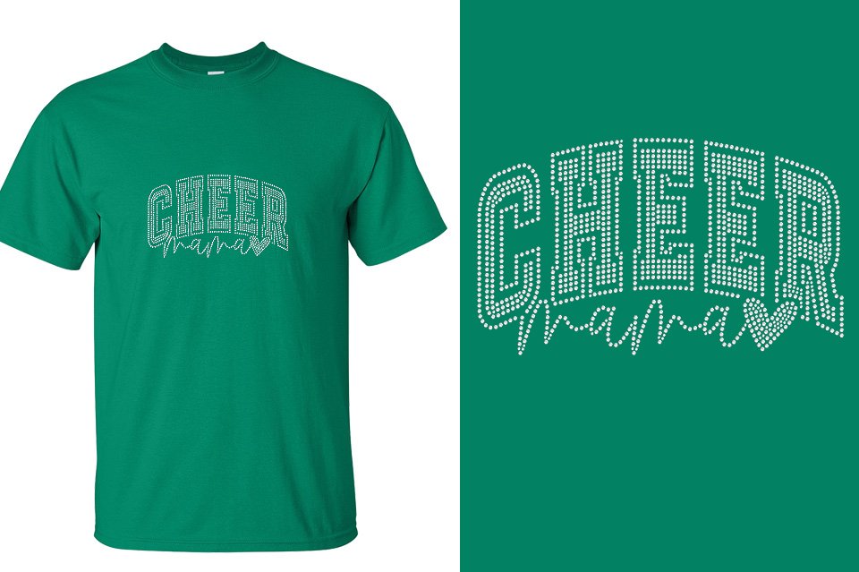 Rhinestones Cheer Extreme Cheer Mama Raleigh Unisex T-Shirt
