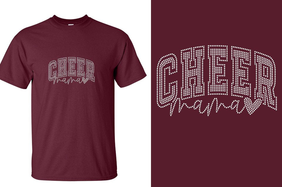 Rhinestones Cheer Extreme Cheer Mama Raleigh Unisex T-Shirt