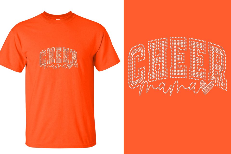 Rhinestones Cheer Extreme Cheer Mama Raleigh Unisex T-Shirt