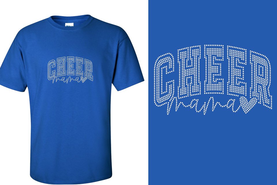 Rhinestones Cheer Extreme Cheer Mama Raleigh Unisex T-Shirt