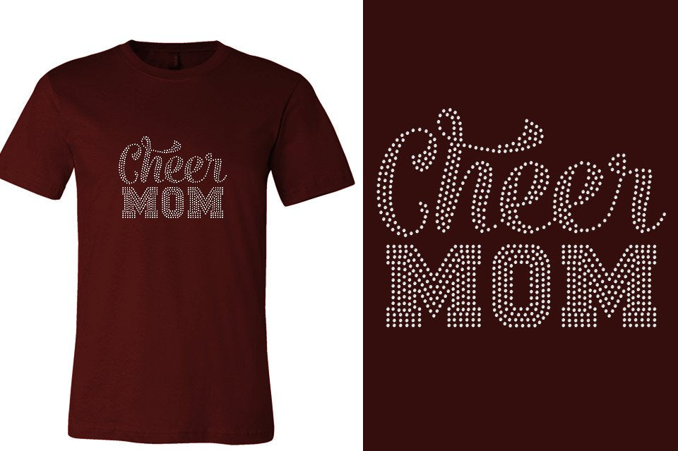 Rhinestones Cheer Extreme Cheer Mom Raleigh Unisex T-Shirt