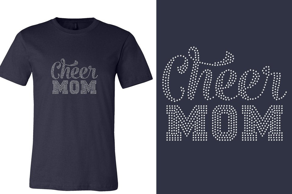 Rhinestones Cheer Extreme Cheer Mom Raleigh Unisex T-Shirt