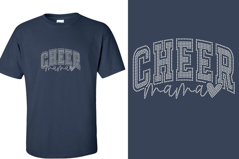 Rhinestones Cheer Extreme Cheer Mama Raleigh Unisex T-Shirt