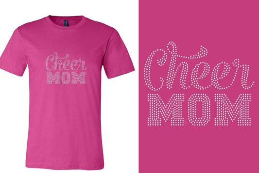 Rhinestones Cheer Extreme Cheer Mom Raleigh Unisex T-Shirt